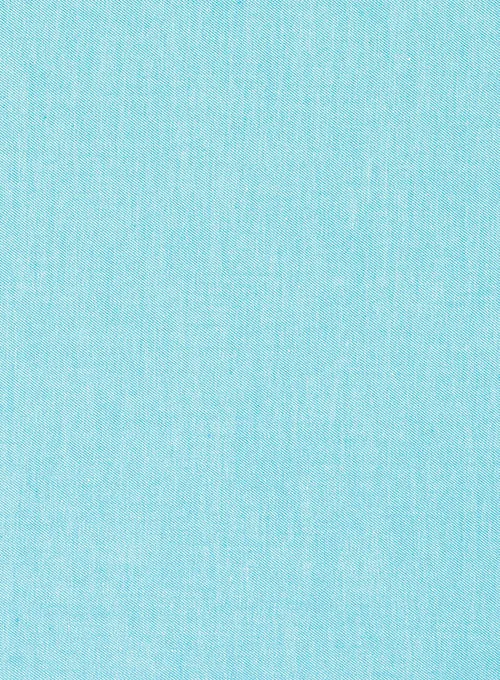 Aqua Blue Luxury Twill Shirt