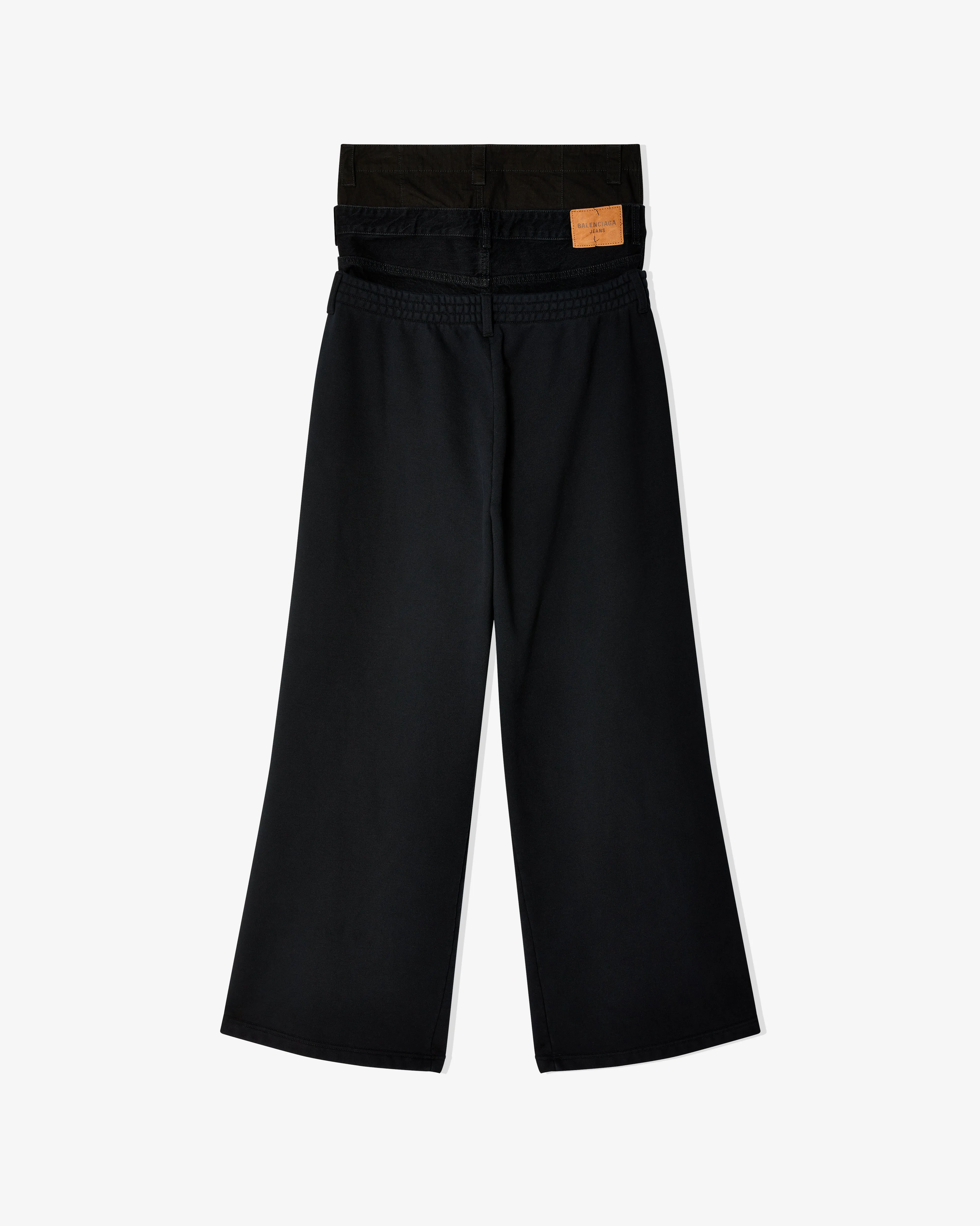 Balenciaga - Men's Layered Jogging Pants - (Black)