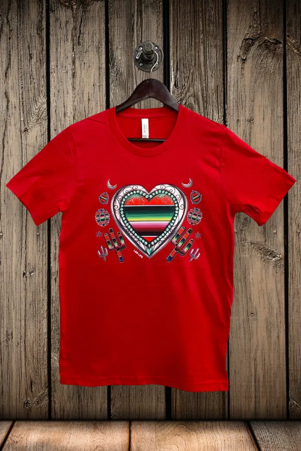 BC DTF SERAPE HEART - RED