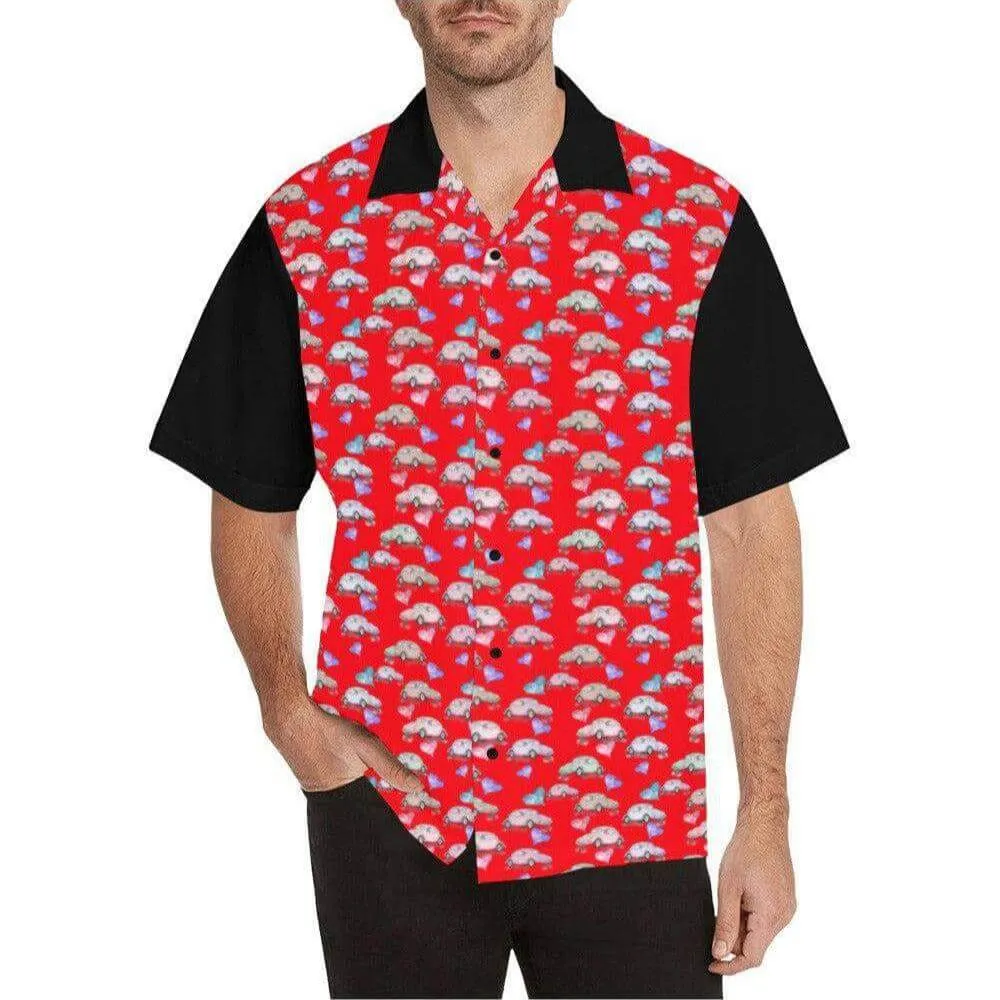 Beetle Hearts Button Up Shirt