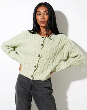 Beira Cardi in Mint