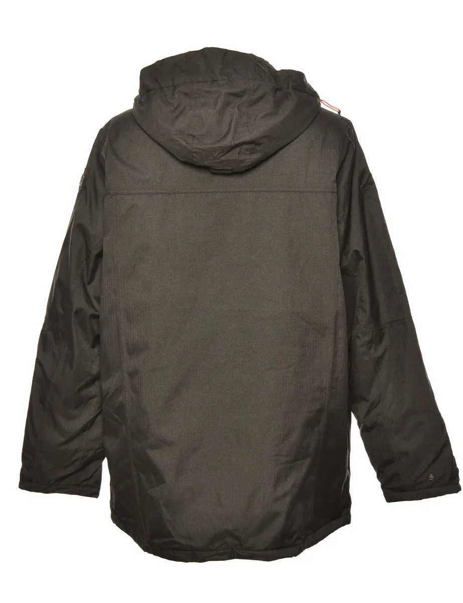 Black Classic Zip-Front Mountaineering Jacket - L