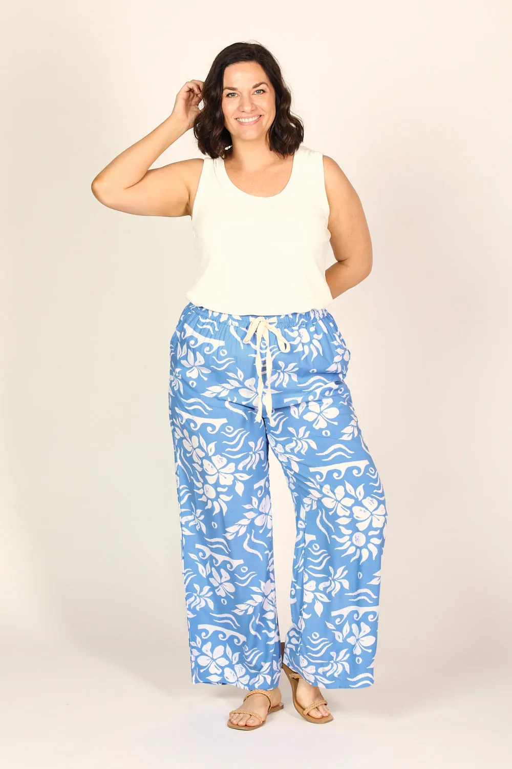 Breezy Relaxed Pant in Blue Horizon