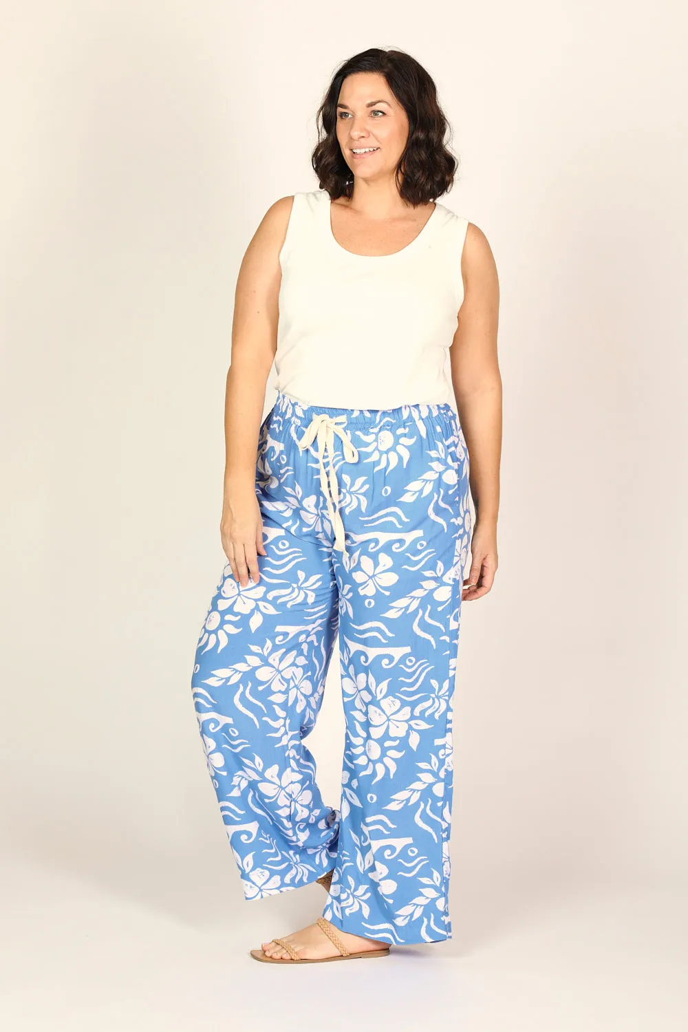 Breezy Relaxed Pant in Blue Horizon