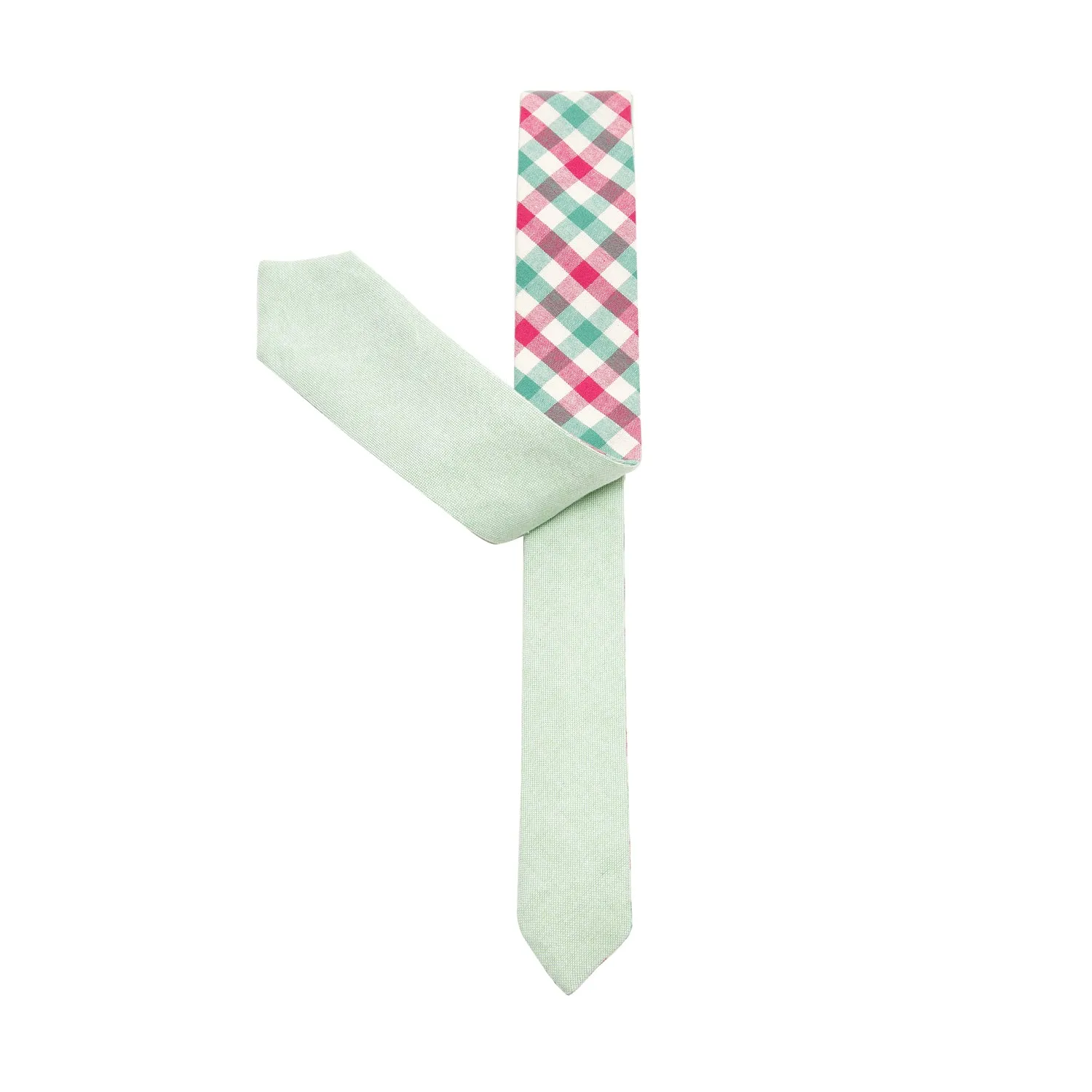 Cotton Candy Reversible Cotton Necktie