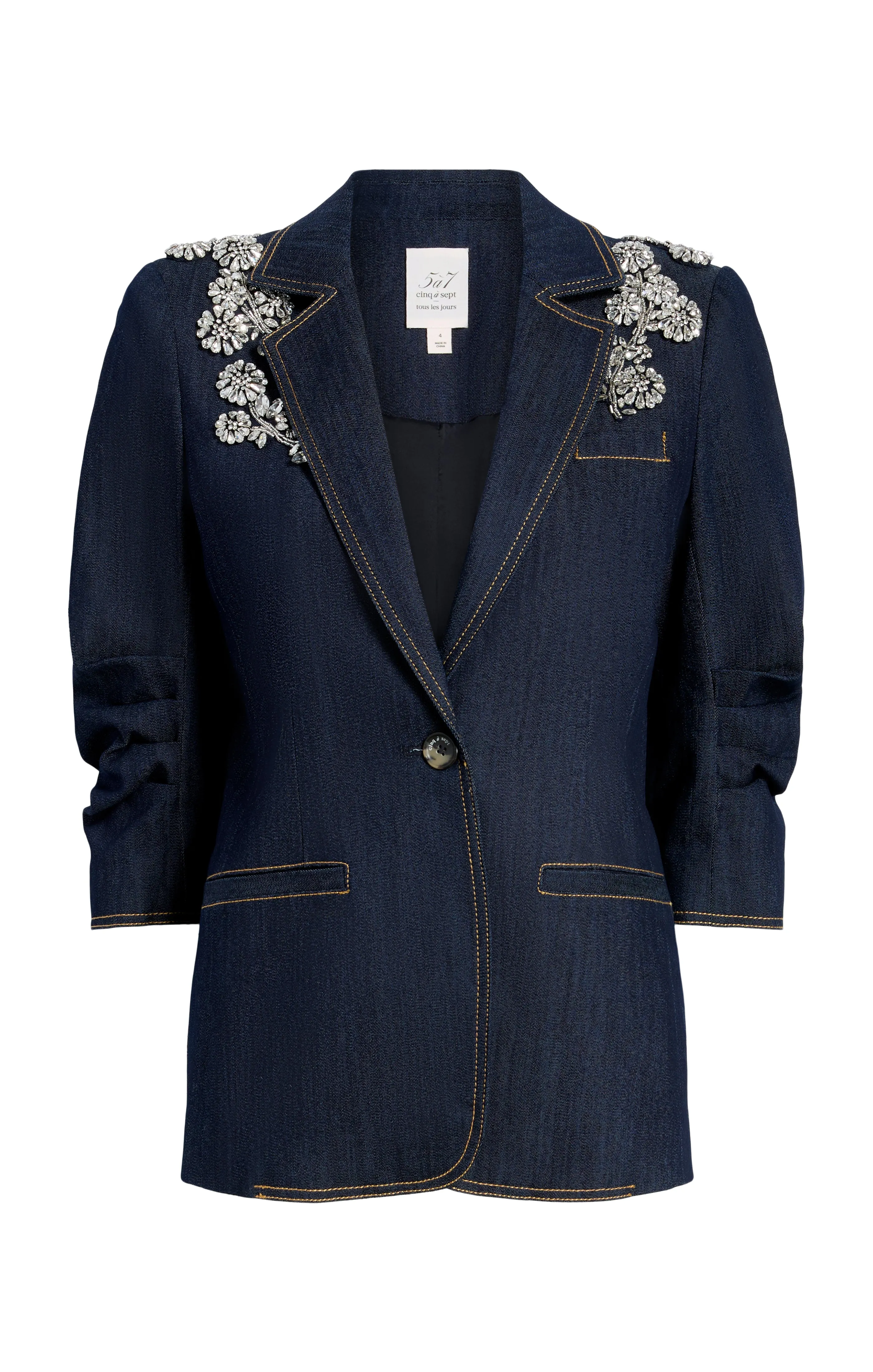 Crystal Chrysanthemum Khloe Blazer