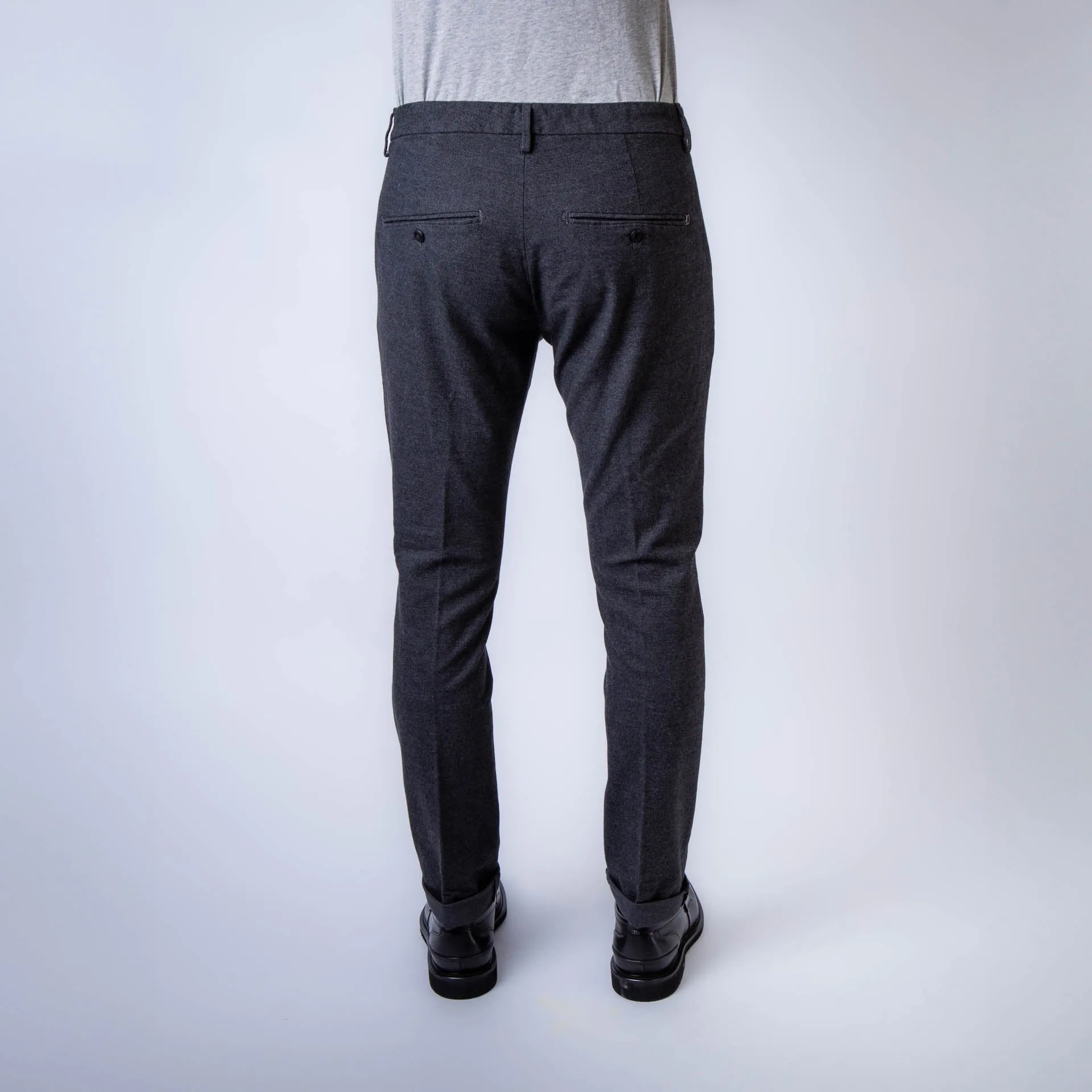 DONDUP TROUSERS UP235 AS0094 PTD 909 ANTHRACITE