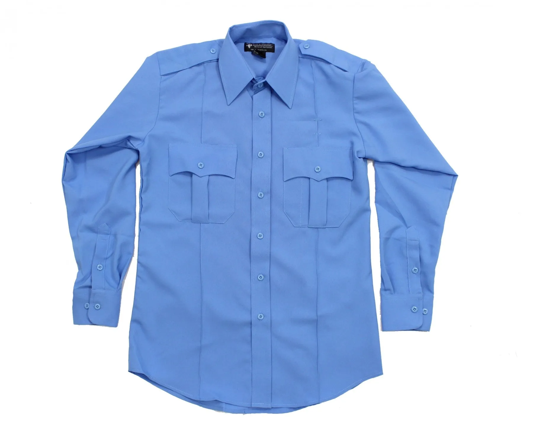 First Class 100% Polyester Long Sleeve Zippered Uniform Shirts