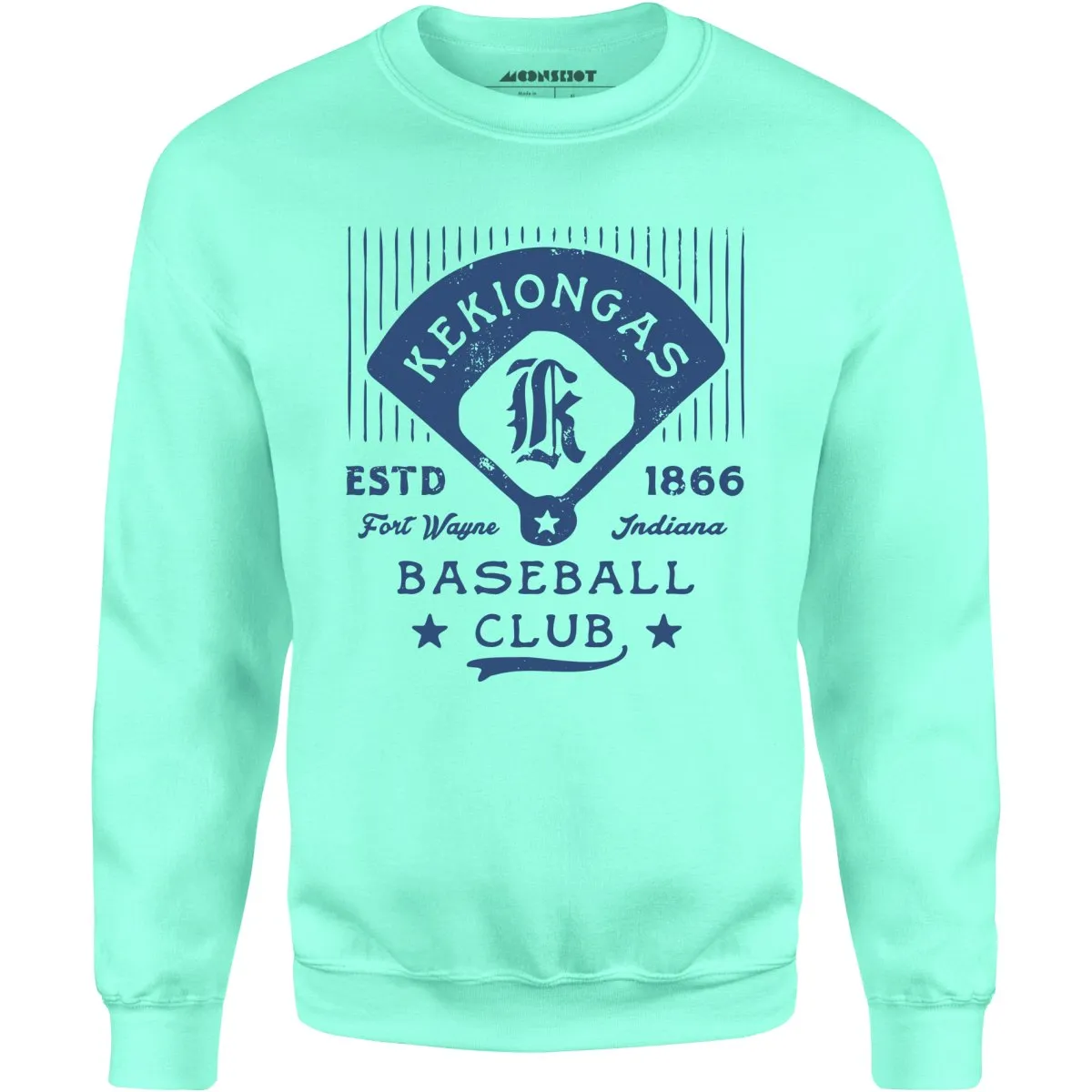 Fort Wayne Kekiongas - Indiana - Vintage Defunct Baseball Teams - Unisex Sweatshirt