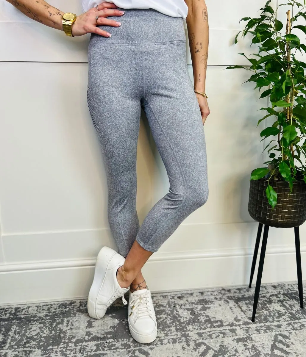 Grey Kendall & Kylie High Waisted Leggings