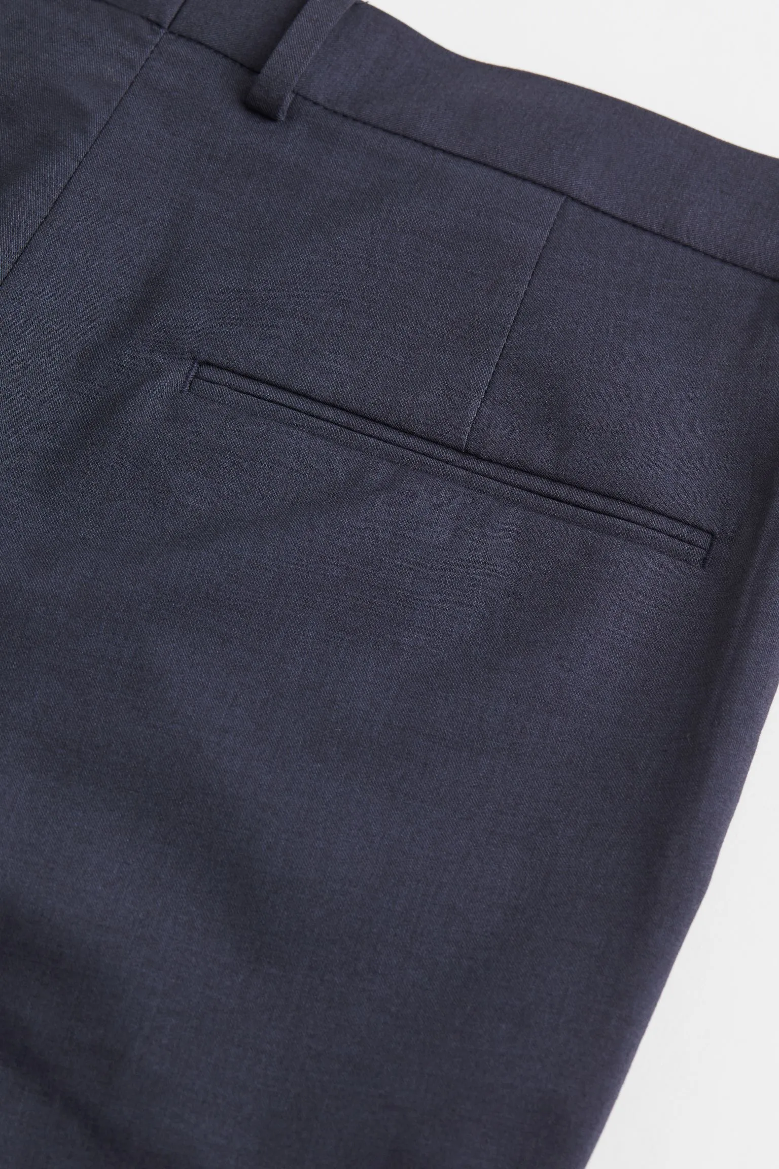 H&M Skinny Fit Suit Pants, navy blue