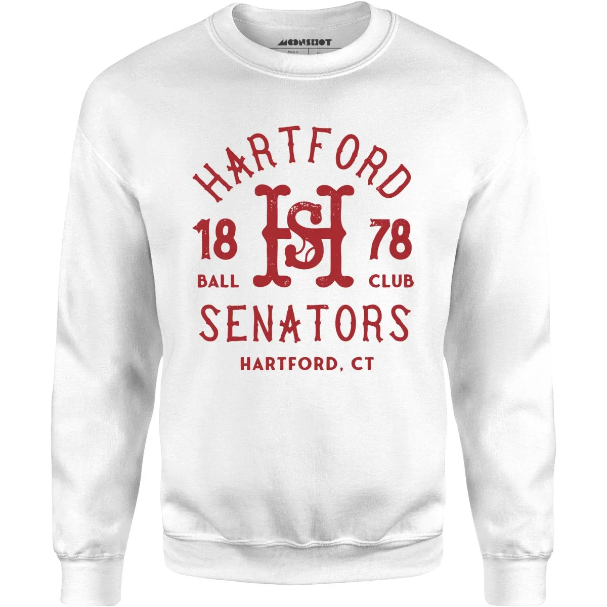 Hartford Senators - Connecticut - Vintage Defunct Baseball Teams - Unisex Sweatshirt