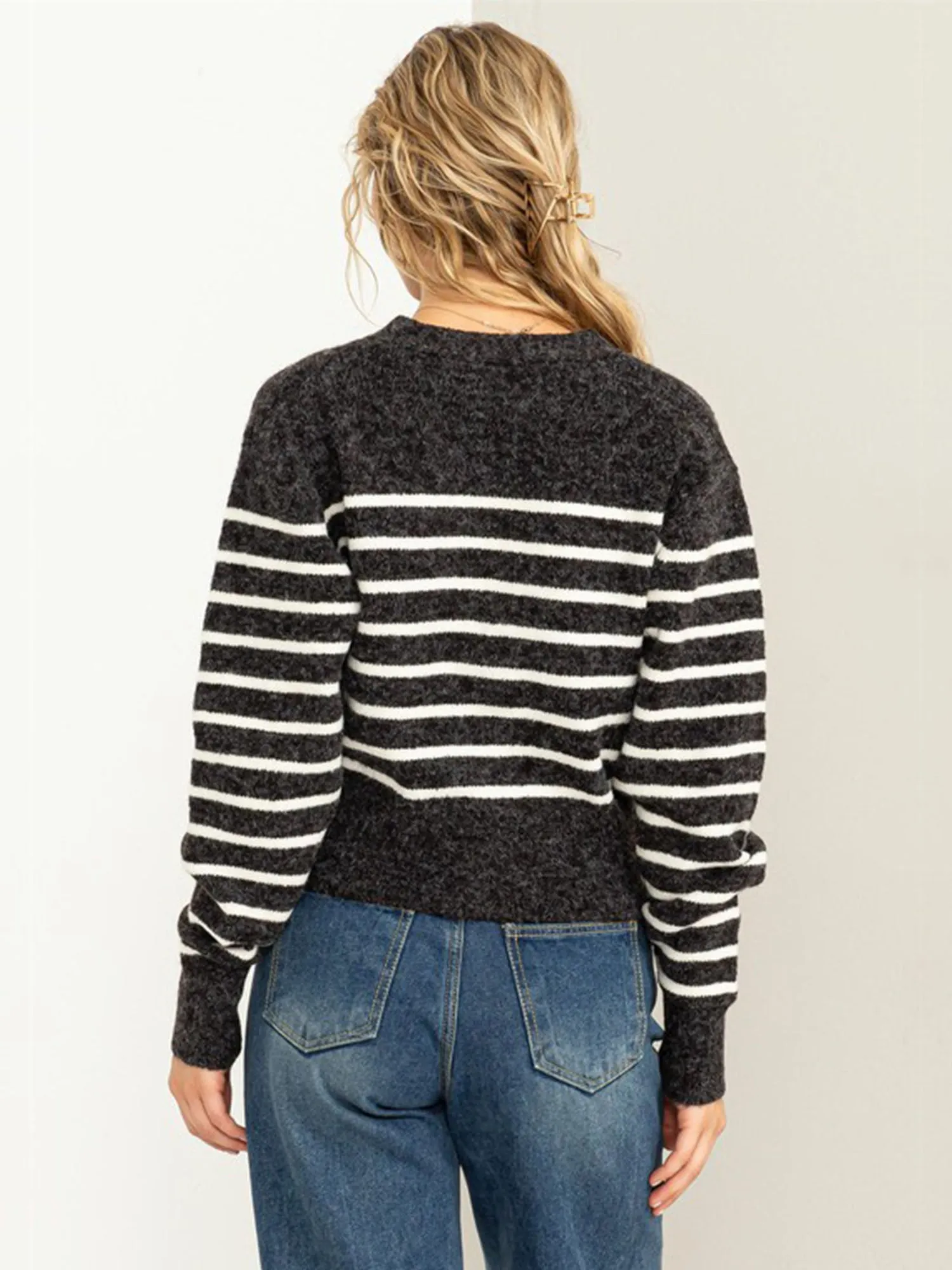 Hyfve V-Neck Striped Cardigan - Brands We Love