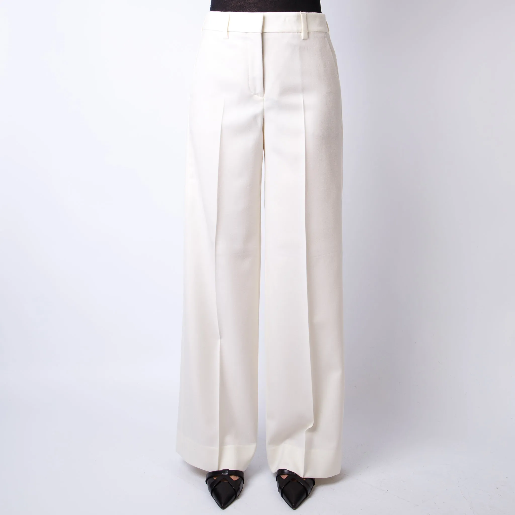 INCOTEX TROUSERS 173874-D1166 010 IVORY