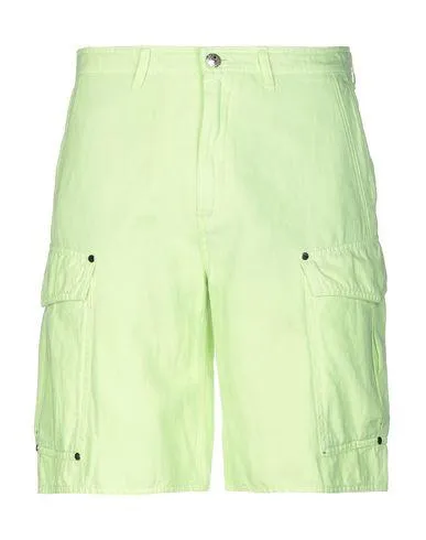 Just Cavalli Man Bermuda shorts Acid green 32 waist