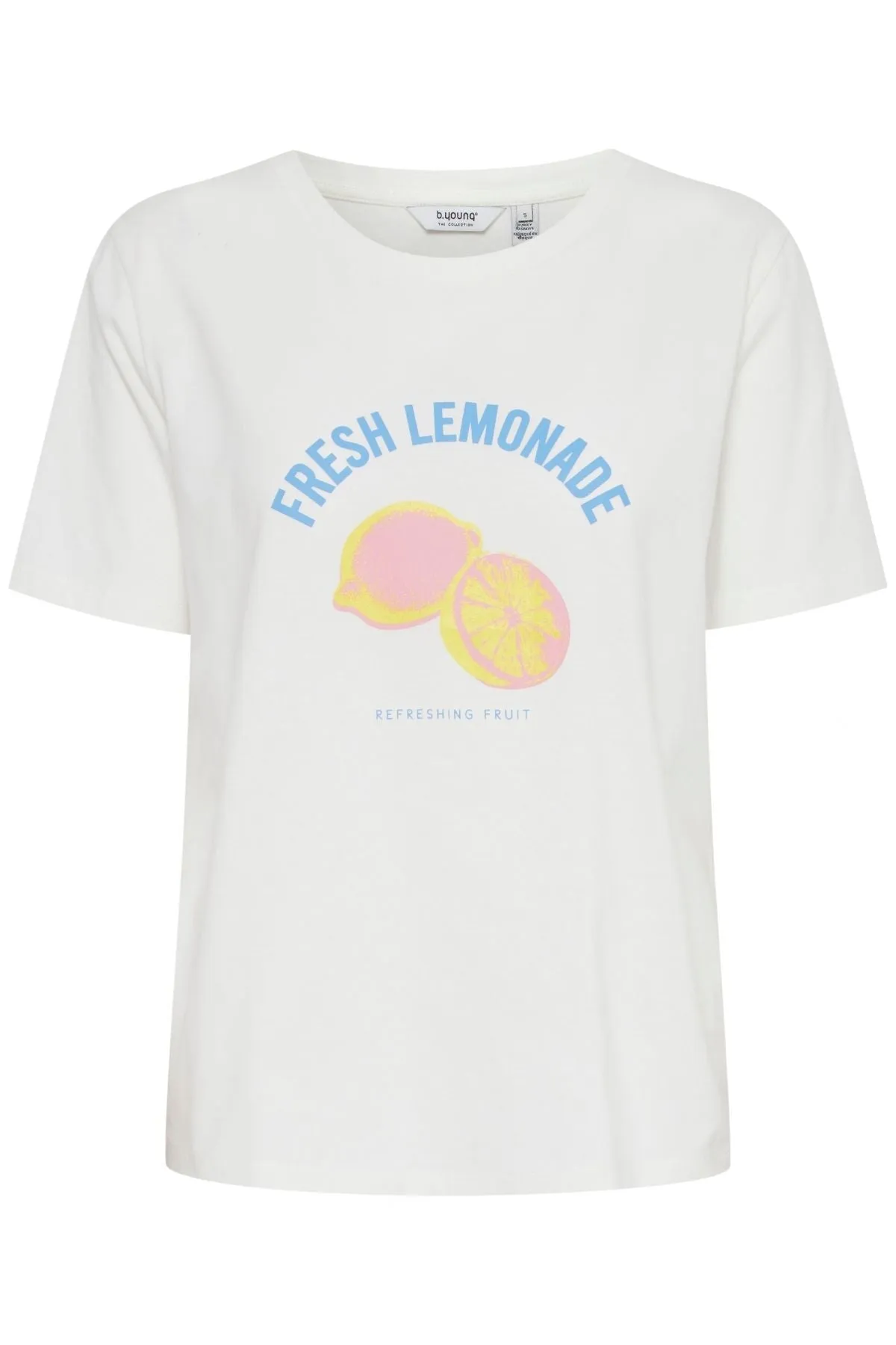 Lemonade Printed White Cotton T-Shirt