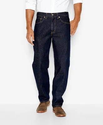 Levis Men's 550 Relaxed Fit Rinsed Jeans