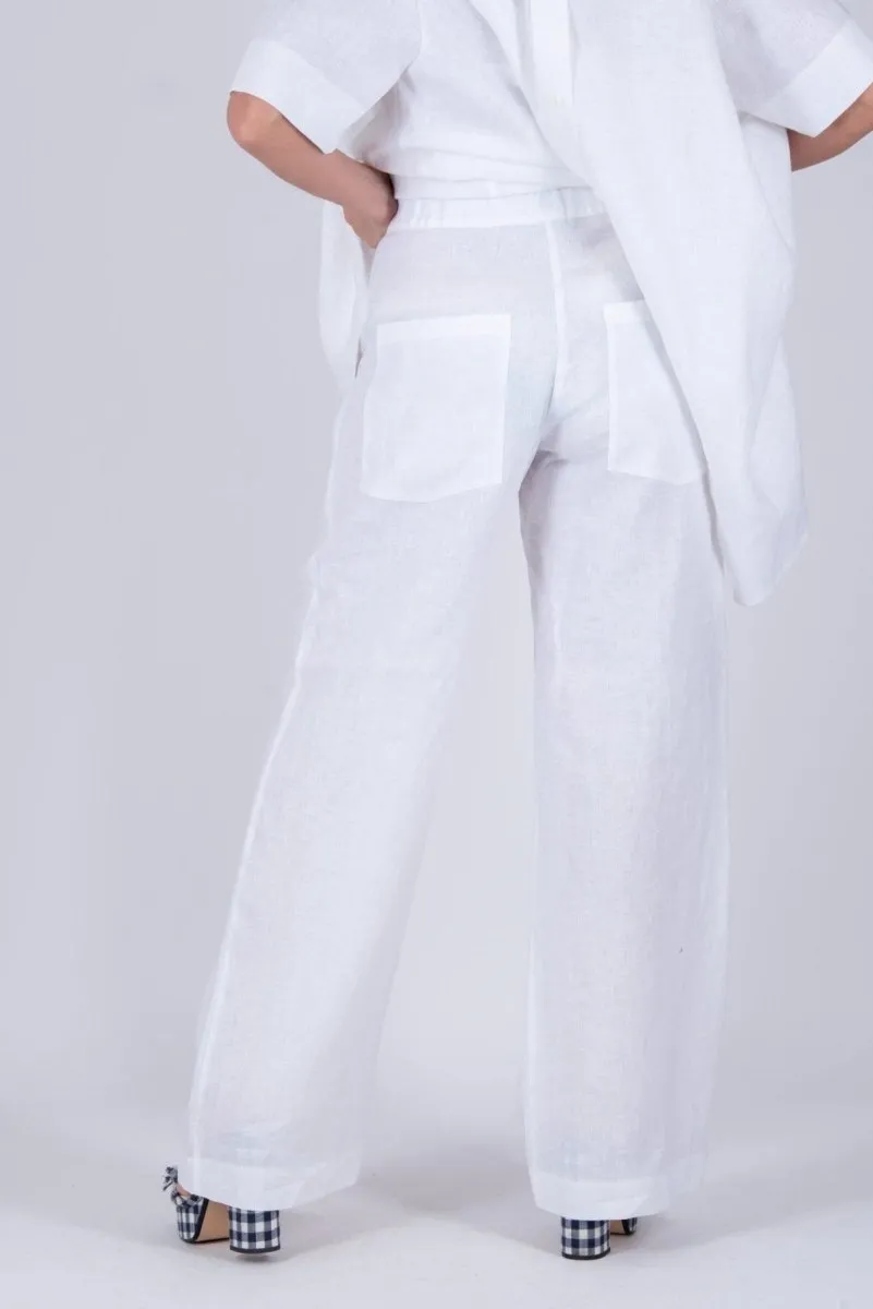 Linen Wide leg Pants AGNES