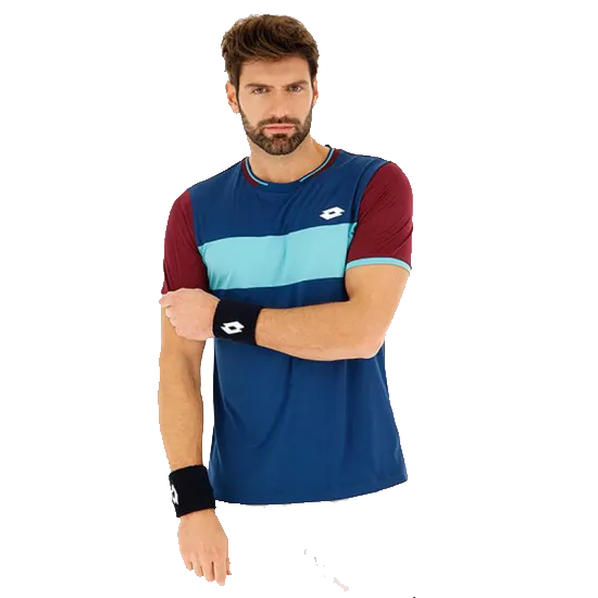 Lotto Top Ten II T-shirt Wine Blue