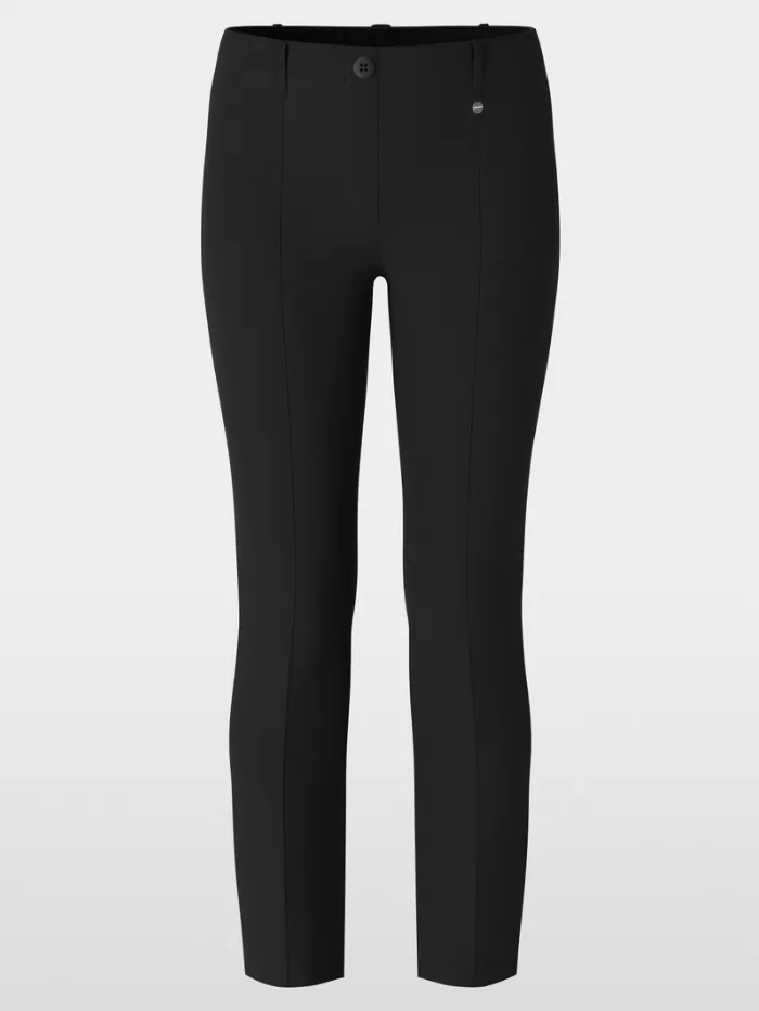 Marc Cain Collections SYDNEY Textured Trousers In Black XC 81.11 J20 Col 900