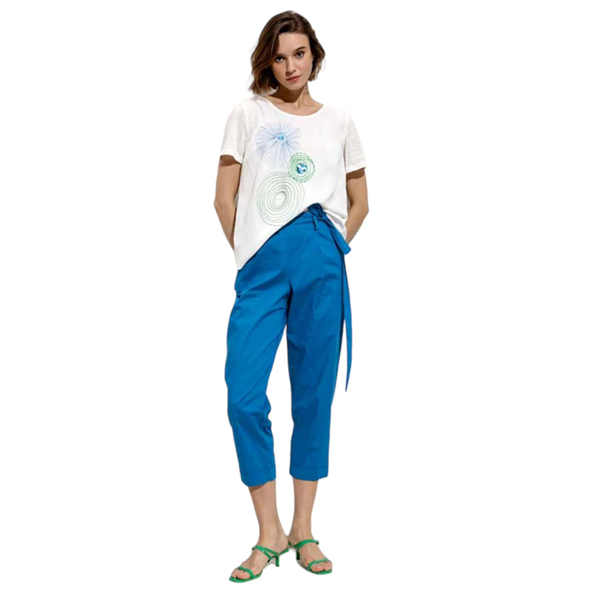 Maria Bellentani Pegged Trousers Blue