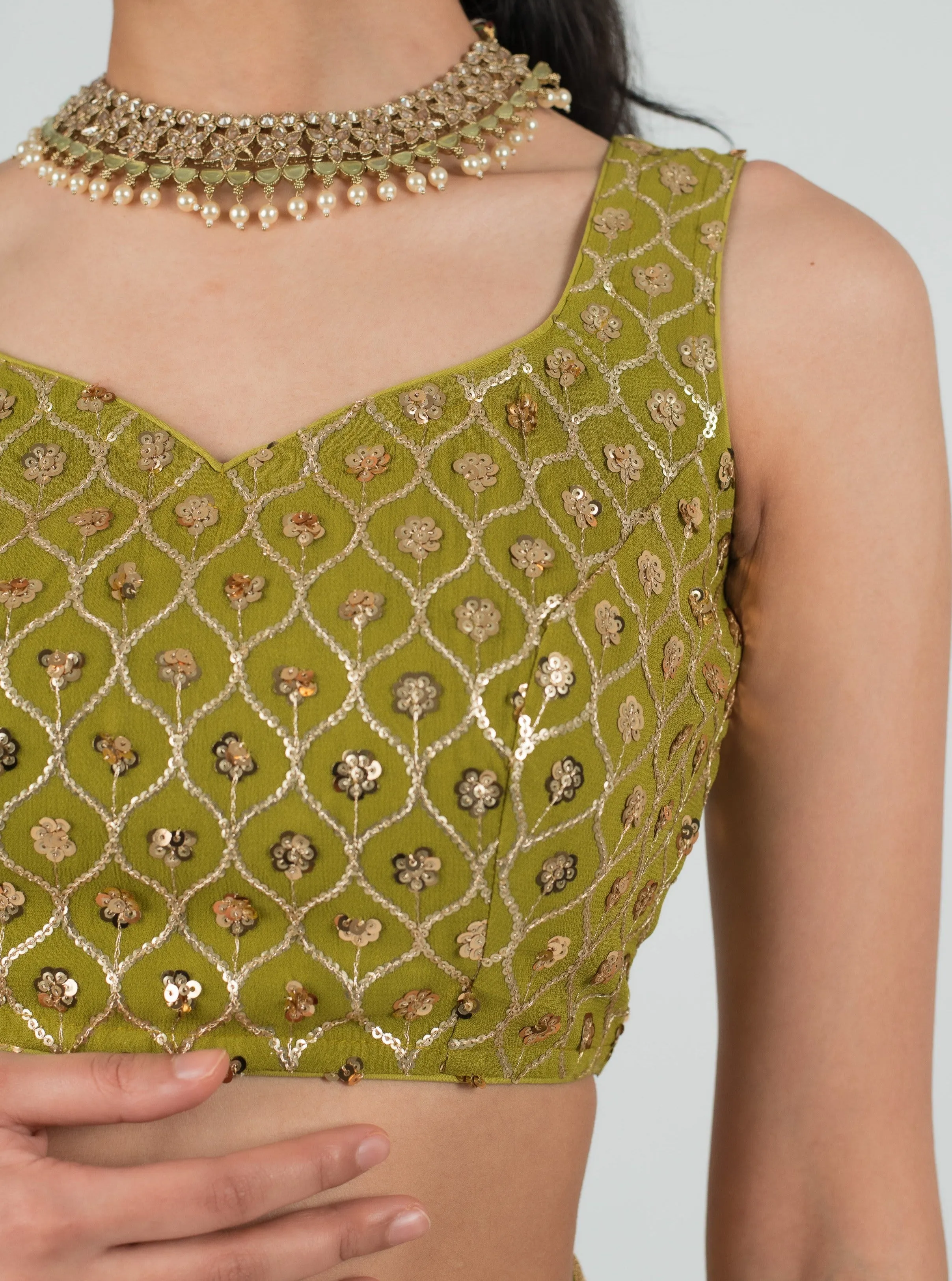 Mehendi Marina Blouse