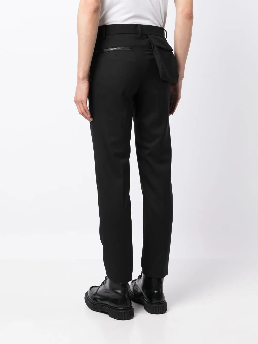 Multi-Pocket Slim-Cut Trousers