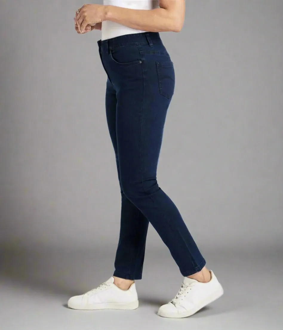 Navy Susie Slim Leg Jeans