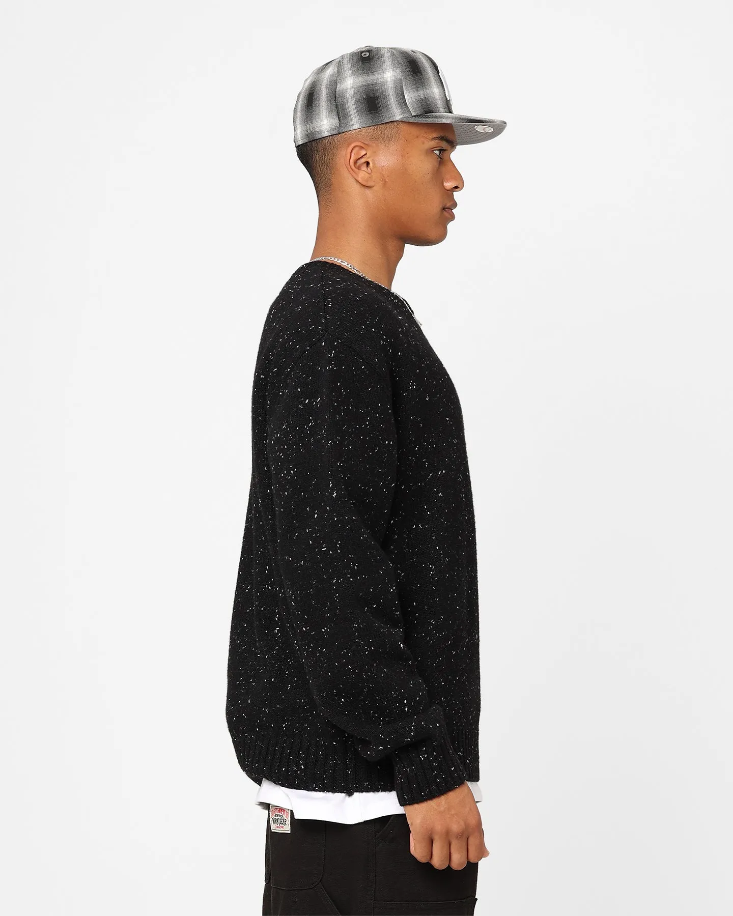 New Era New York Yankees Oversized Knit Sweater Black