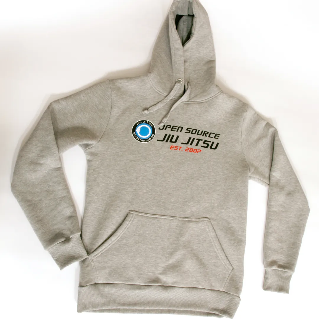 'Open Source Jiu Jitsu' Hoodie (Grey)