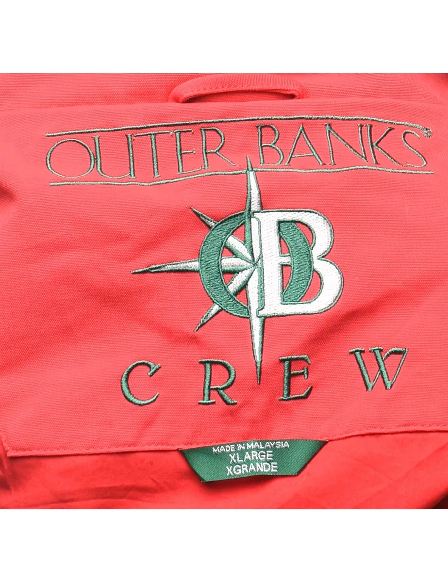 Outer Banks Crew Red & Navy Contrast Jacket - XL