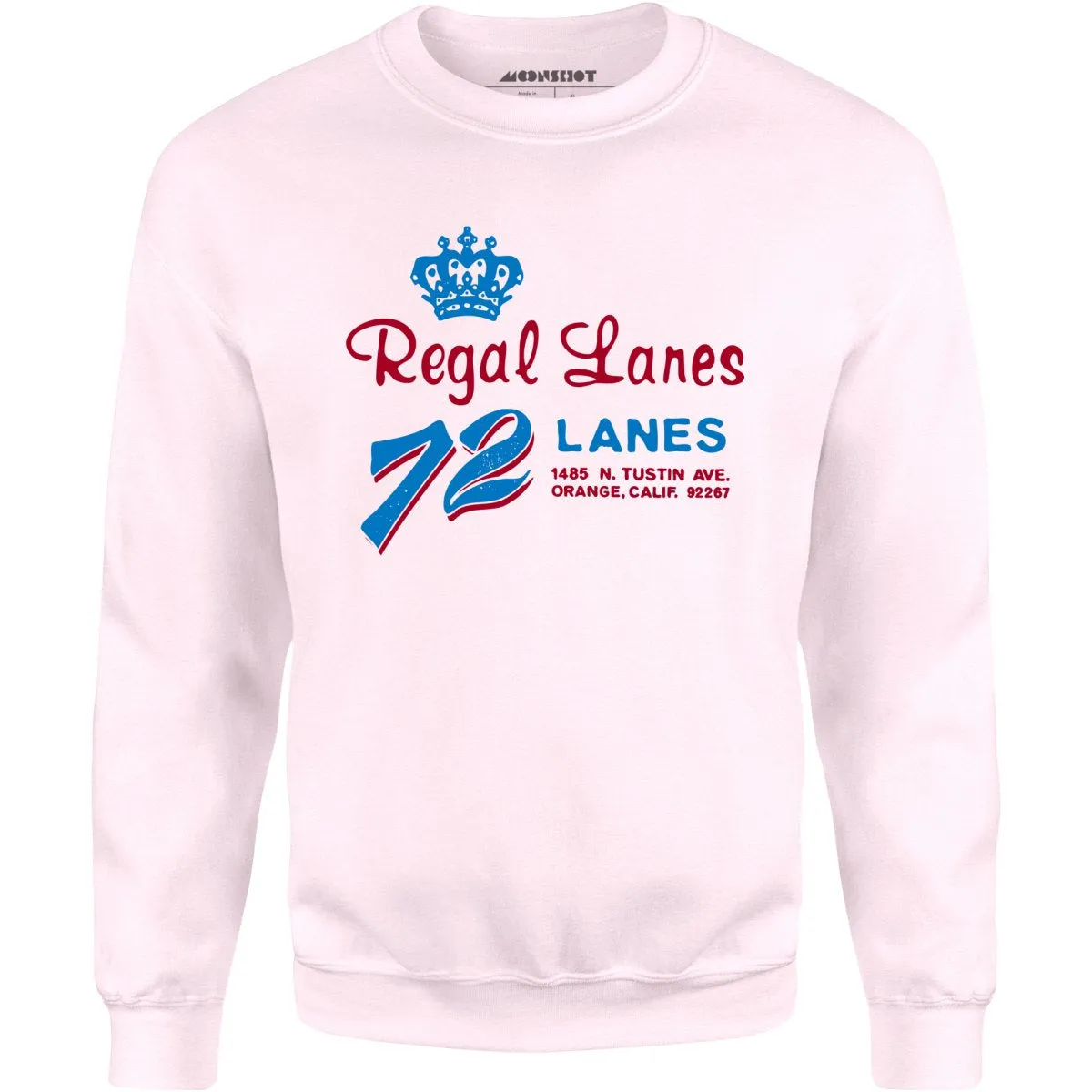 Regal Lanes - Orange, CA - Vintage Bowling Alley - Unisex Sweatshirt