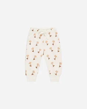 Relaxed Fleece Sweatpant || Tulips