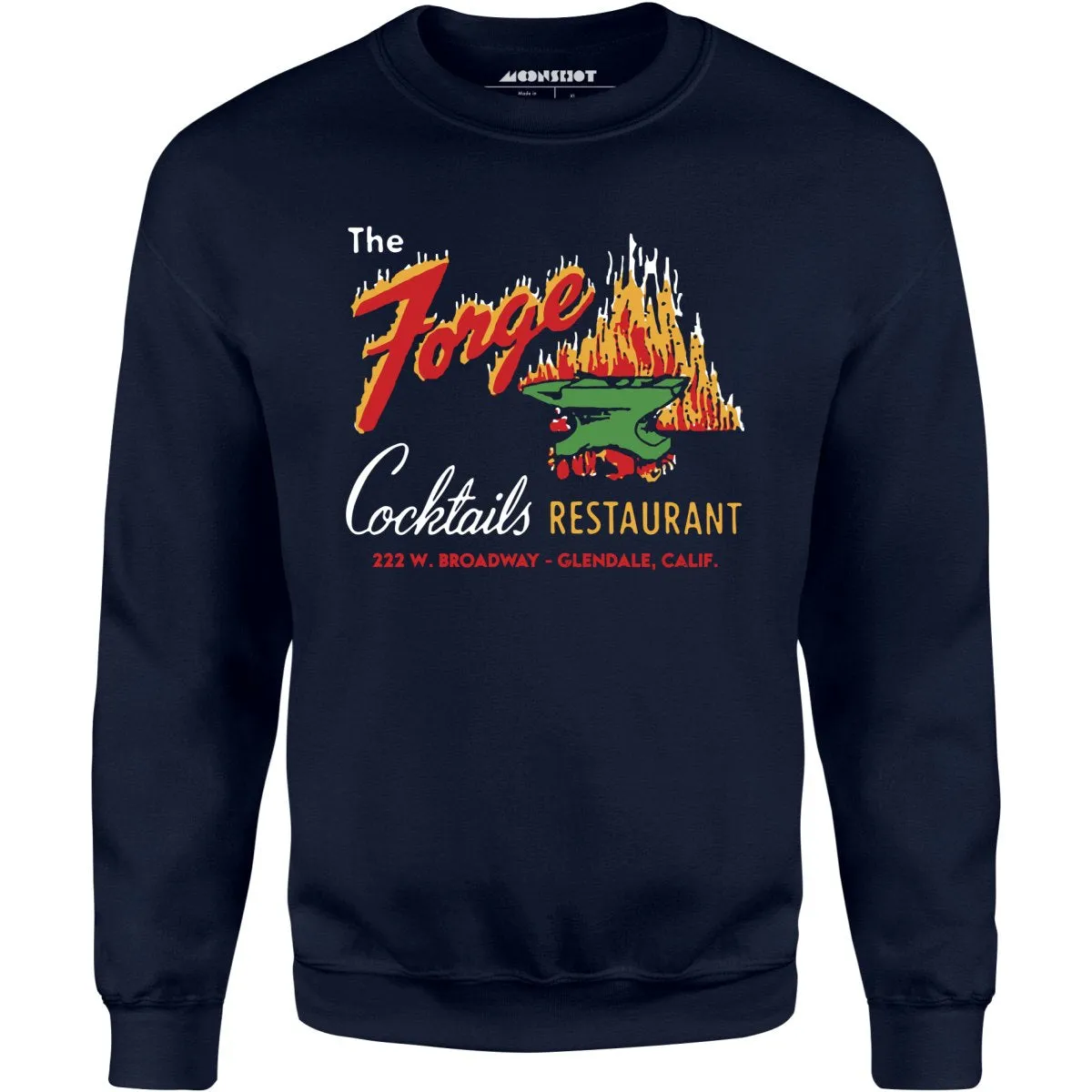 The Forge - Glendale, CA - Vintage Restaurant - Unisex Sweatshirt