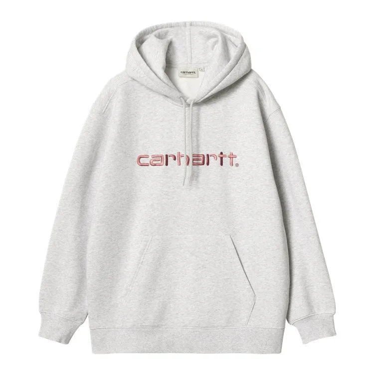 W' Hooded Carhartt Sweatshirt / CARHARTT WIP / ASH HEATHER