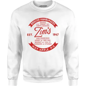 Zim's Hamburgers v4 - San Francisco, CA - Vintage Restaurant - Unisex Sweatshirt